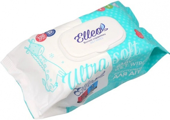 Серветки вологі Elleo Ultra Soft для дітей 120шт.