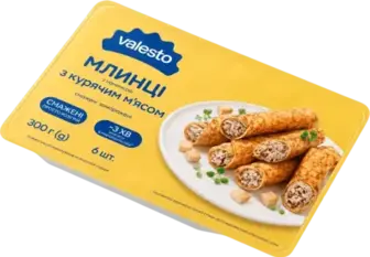 Млинці Valesto з курячим м'ясом 300 г