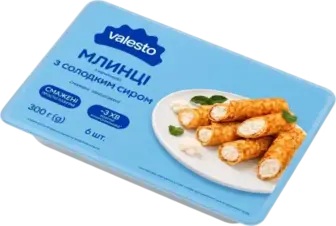 Млинці Valesto з солодким сиром 300 г