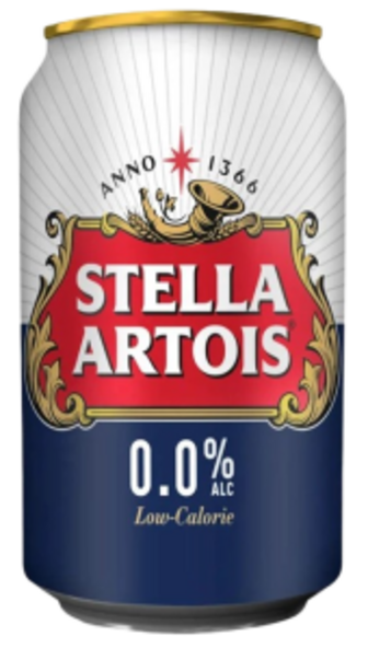 Пиво Stella Artois світле б/а 0,33 л з/б
