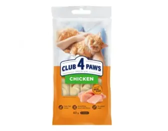 Кремові ласощі Club 4 Paws (Клуб 4 лапи) Premium, зі смаком курки, 60 г