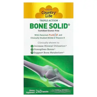Зміцнення кісток, Bone Solid, Country Life, 240 капсул