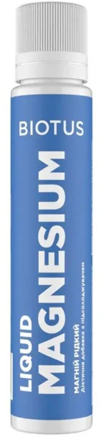 Магній рідкий Biotus Magnesium Liquid, смак вишні, з підсолоджувачем, флакон, 20 мл