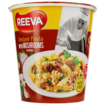 Макарони швидкого приготування Reeva зі смаком грибів 70 г (930314)