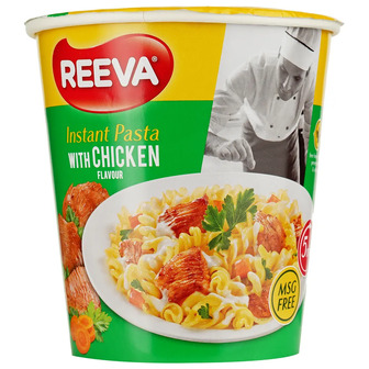 Макарони швидкого приготування Reeva зі смаком курки 70 г (930315)