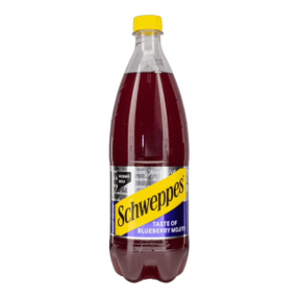 Напій Schweppes Blueberry Mojito п/пл 1л