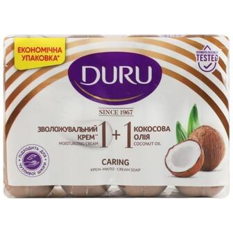Крем-мило туал. Duru 1+1 Кокос 4х80г