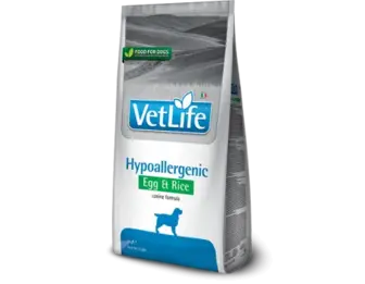 Сухий лікувальний корм для собак Farmina Vet Life Hypoallergenic Egg & Rice при харчовій алергії (25272) 2 кг
