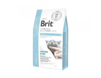 Brit GF Veterinary Diets Cat Obesity. Беззернова дієта при надмірній вазі та ожирінні 2 кг