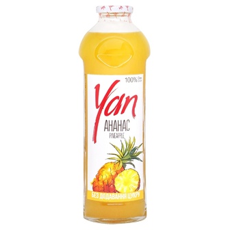 Сік Ананас без цукру YAN 0,93 л