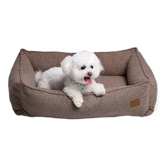 Noble Pet Albert Teddy лежак для собак M 70х50 см - коричневий