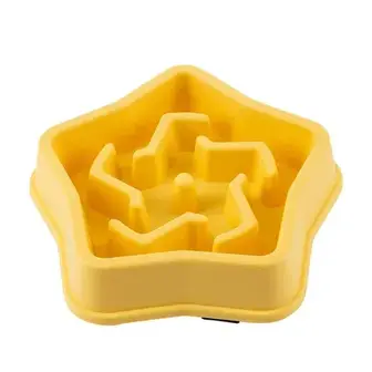 WahoPet slow feeder миска-лабіринт для собак 250 мл - жовтий