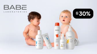 До -30% на засоби для догляду за малюками  BABÉ Laboratorios