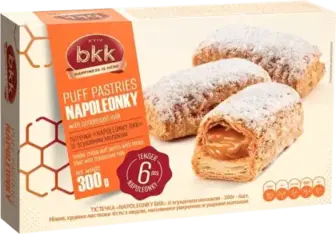 Тістечка БКК Napoleonky зі згущеним молоком 300 г