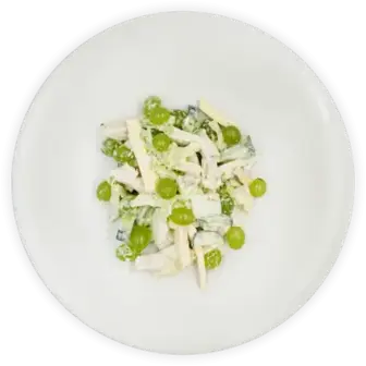 Салат з виноградом і копченою куркою ваговий