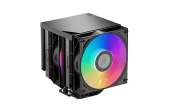 Кулер процесорний PCCOOLER RT620Pro TC ARGB BK, чорний