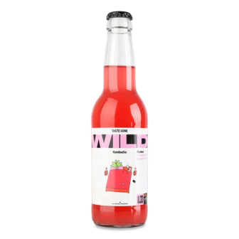 Напій Wild Kombucha Малина скло (0,33л)