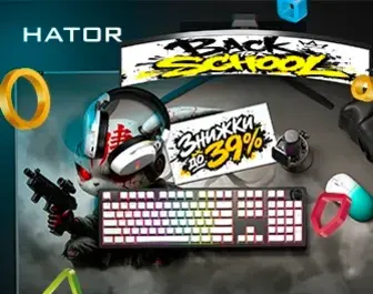 Знижки до 39% на ігрову периферію HATOR