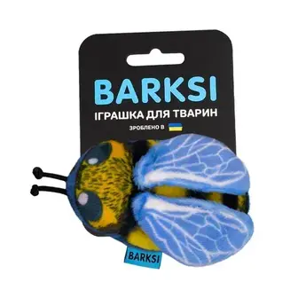 Barksi Бджілка іграшка для котів 10x6 см - різнокольоровий