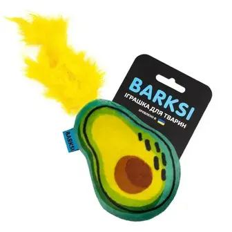 Barksi Авокадо іграшка для котів 12x9 см - різнокольоровий