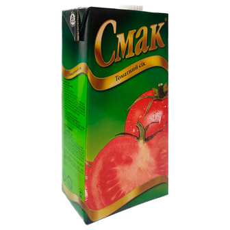 Сiк "Смак" томатний 1л