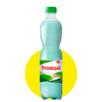 Вода "Трускавецька" слабогазована 0,5л