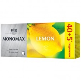 ЧАЙ ЧОРН LEMON /45Х1.5Г/ 67,5Г МОНОМАХ