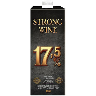 Вино Strong Wine Південне біле ординарне міцне 17.5% 1 л