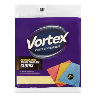Серветки для прибирання Vortex губчаті