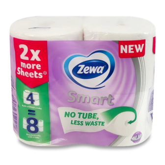 Папір туалетний Zewa Smart 3-шаровий (4шт)