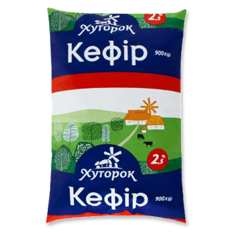 Кефір «Хуторок» 2,5% (900г)