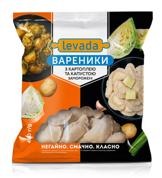 Вареники Levada з Картоплею та Капустою 400г
