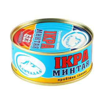 Ікра Камчадал Минтая пробійна солена ж/б 80г