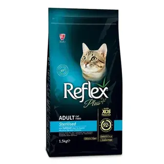 Сухий корм для котів Reflex Plus Adult Sterilised 1,5 кг - лосось