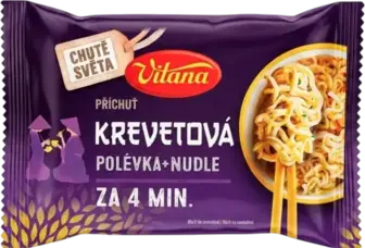 Локшина швидкого приготування Vitana зі смаком креветки 65 г