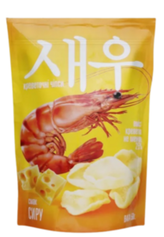 Креветочні чіпси Shrips зі смаком сиру 50 г