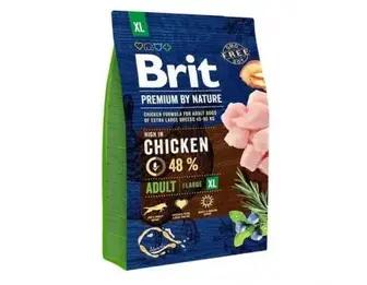 Корм сухий Brit Premium Dog Adult XL для дорослих собак гігантських порід, 3 кг(термін придатності 11.2026)