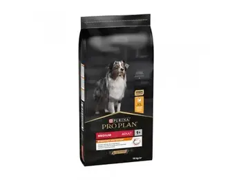 Сухий корм ProPlan Medium. для собак середніх порід, з куркою. 14кг(термін придатності 11.2026)