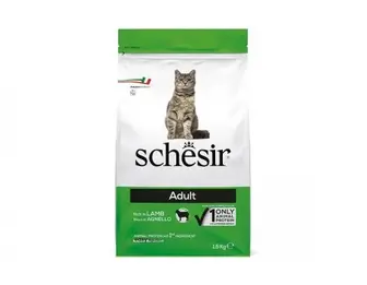 Сухий корм Schesir Cat Adult Lamb ШЕЗІР ДОРОСЛИЙ КІТ, ягня, 1.5 кг (термін придатності 09.2026)