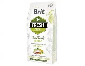 Корм сухий Brit Fresh Duck/Millet Active Run and Work для активних собак, з качкою та пшоном 2,5кг(термін придатності 11.2026)