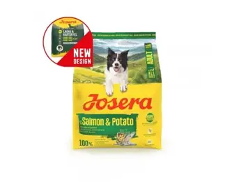 Сухий корм Josera Adult Lachs & Kartoffel для дорослих і активних собак, з лососем та картоплею, 900 г(термін придатності 11.2026)