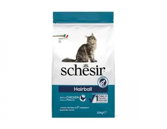 Сухий корм Schesir Cat Hairball ШЕЗІР ДЛЯ ВИВЕДЕННЯ ВОВНИ для котів з довгою вовною , 1.5 кг (термін придатності 09.2026)