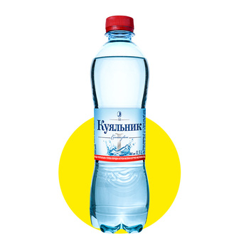 Вода "Куяльник" газована 0,5л