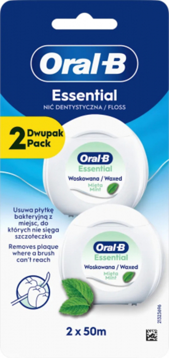Зубна нитка Oral-B Essential 2*50м