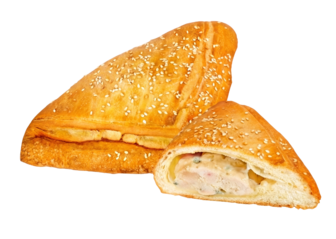 Хачапурі з м'ясом та зеленню, 170г