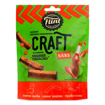 Грінки "Craft Grenki" міцний табаско ТМ Флінт, 80г