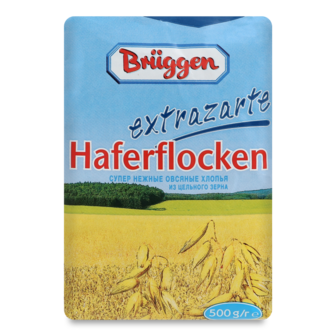 Пластiвці "Haferflocken Extra" вівсяні ТМ Bruggen, 500г