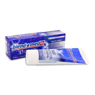 Зубна паста "3D White" арктична свіжість ТМ Blend-A-Med, 75мл