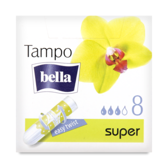Тампони "Super" ТМ Bella, 8шт