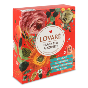 Чай чорний "Assorted" ТМ Lovare, 32* 2г
